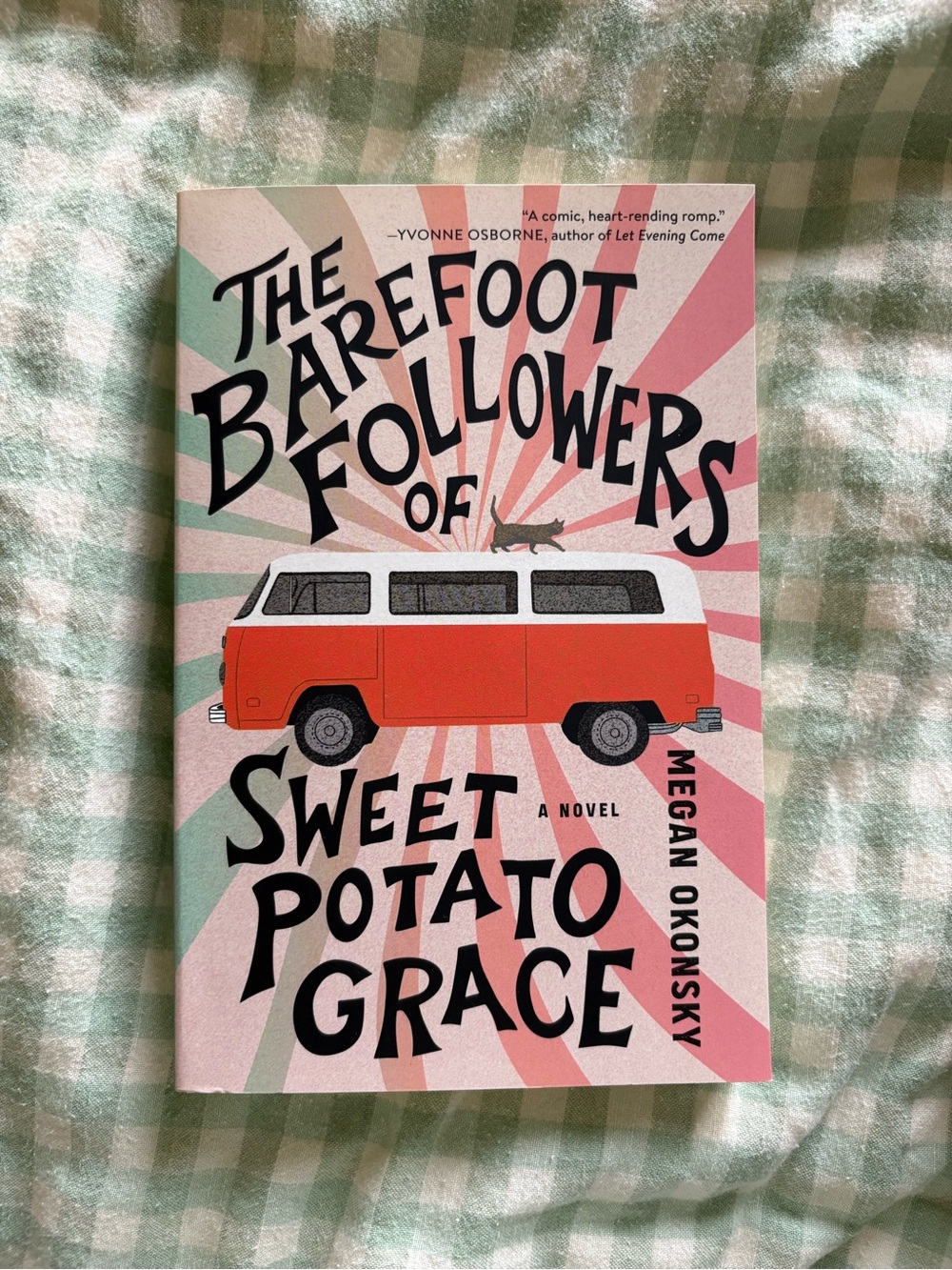 The Barefoot Followers of Sweet Potato Grace - Coral & White Van Cover